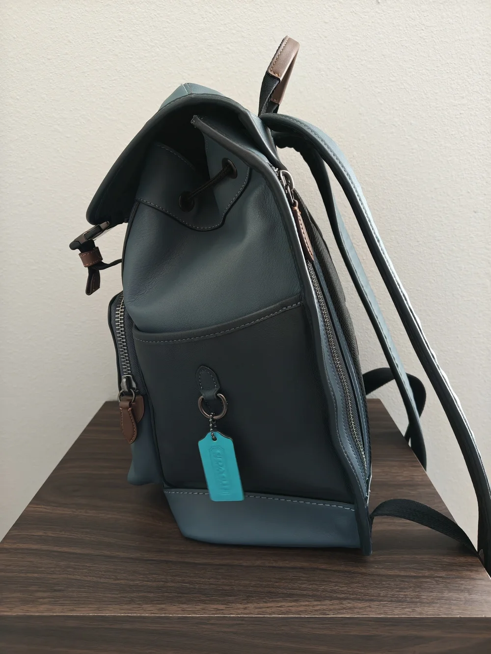 Coach League Leather Flap Backpack - Coach
